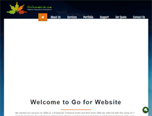 Tablet Screenshot of goforwebsite.com